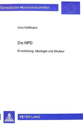 Cover of Die Npd