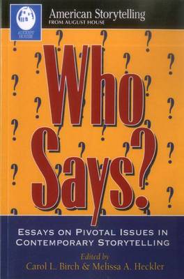 Book cover for Who Says?