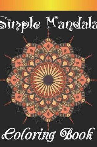 Cover of Simple Mandala Coloring Book