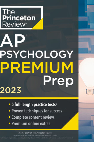 Cover of Princeton Review AP Psychology Premium Prep, 2023