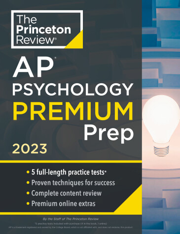 Book cover for Princeton Review AP Psychology Premium Prep, 2023