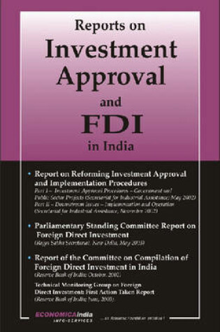 Cover of Report on Investment Approval and FDI in India