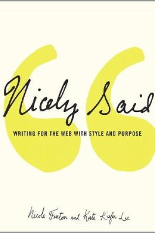 Cover of Nicely Said