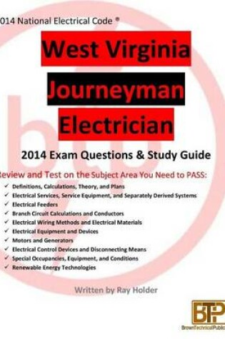 Cover of West Virginia 2014 Journeyman Electrician Study Guide