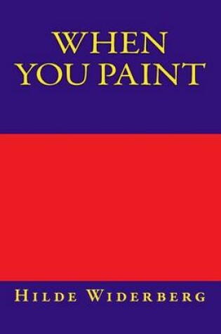 Cover of When you paint