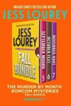 Book cover for The Murder by Month Romcom Mystery Fall Bundle