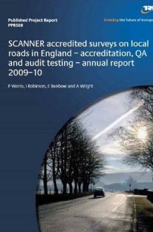 Cover of SCANNER accredited surveys on local roads in England