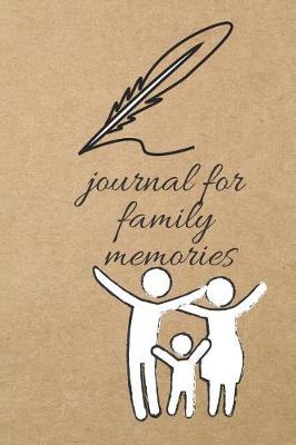 Book cover for Journal for Family Memories