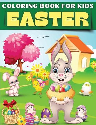 Book cover for Easter Coloring Book For Kids