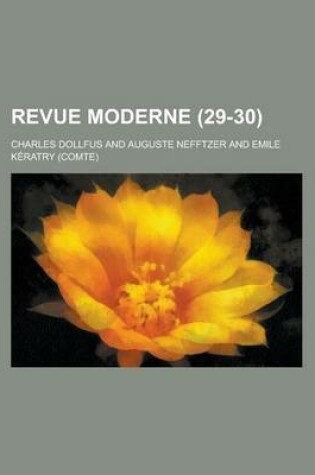 Cover of Revue Moderne (29-30)