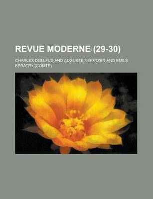 Book cover for Revue Moderne (29-30)