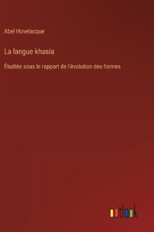 Cover of La langue khasia