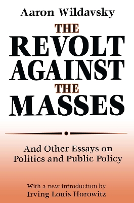 Book cover for The Revolt Against the Masses