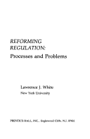 Book cover for Reforming Regulation