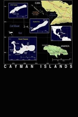 Book cover for Modern Day Color Map of the Cayman Islands Journal