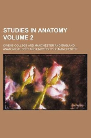 Cover of Studies in Anatomy Volume 2