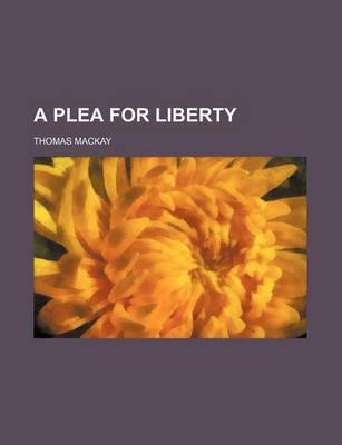 Book cover for A Plea for Liberty
