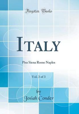 Book cover for Italy, Vol. 3 of 3