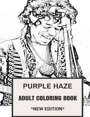 Book cover for Purple Haze Adult Coloring Book