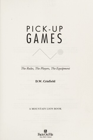 Cover of Pick-up Games