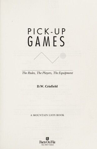 Book cover for Pick-up Games