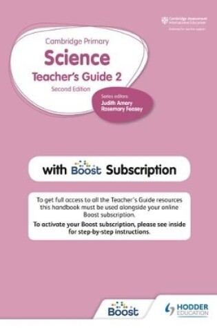 Cover of Cambridge Primary Science Teacher's Guide Stage 2 with Boost Subscription