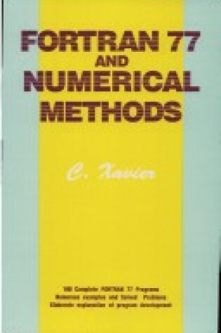 Cover of Fortran 77 and Numerical Methods
