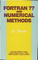 Book cover for Fortran 77 and Numerical Methods