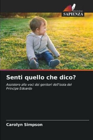 Cover of Senti quello che dico?