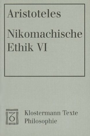 Cover of Nikomachische Ethik VI