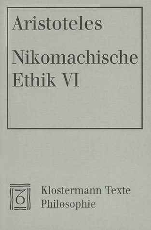 Book cover for Nikomachische Ethik VI