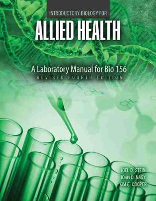 Book cover for Introductory Biology For Allied Health: A Laboratory Manual for Bio 156