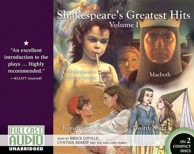 Book cover for Shakespeare's Greatest Hits, Volume 1 (Library)