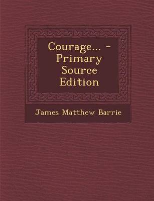 Book cover for Courage... - Primary Source Edition