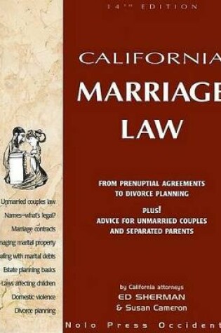 Cover of California Marriage Law
