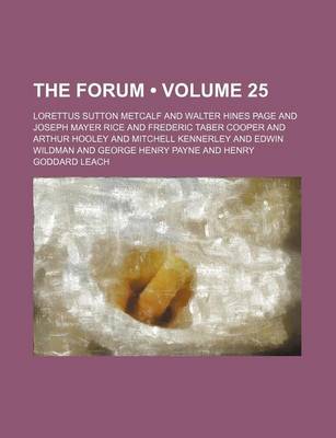 Book cover for The Forum (Volume 25)