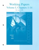 Book cover for Working Papers for Intermediate Accounting, Volume I, Chapters 1-14