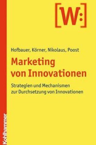 Cover of Marketing Von Innovationen