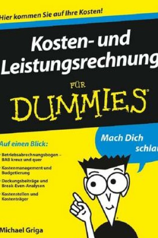 Cover of Kosten- und Leistungsrechnung für Dummies