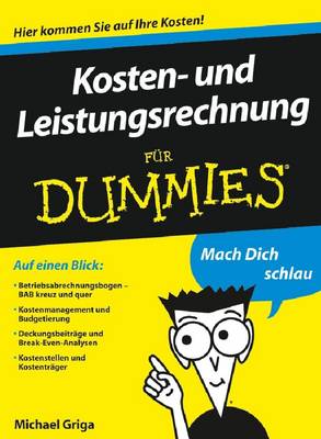 Cover of Kosten- und Leistungsrechnung für Dummies