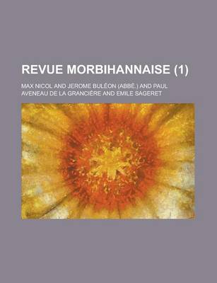 Book cover for Revue Morbihannaise (1)