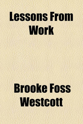 Book cover for Lessons from Work