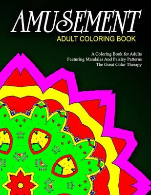 Book cover for AMUSEMENT ADULT COLORING BOOK - Vol.1