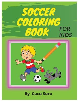 Book cover for Soccer Coloring Book