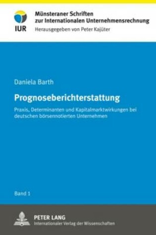 Cover of Prognoseberichterstattung