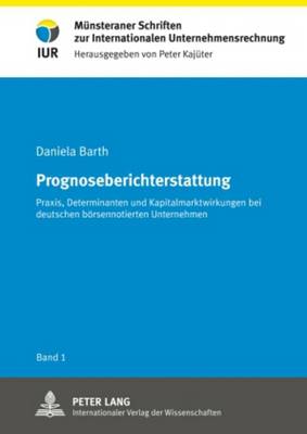 Cover of Prognoseberichterstattung