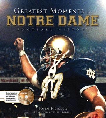 Book cover for Greatest Moments in Notre Dame Football History