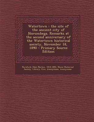 Book cover for Watertown