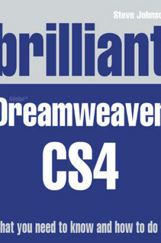 Cover of Brilliant Dreamweaver CS4