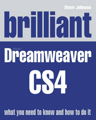 Book cover for Brilliant Dreamweaver CS4